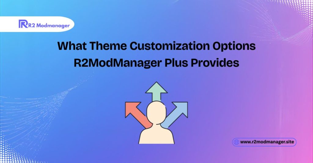 What Theme Customization Options R2ModManager Plus Provides